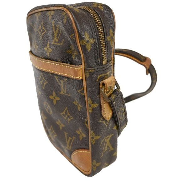 LOUIS VUITTON Danube Shoulder Bag Monogram Leather Brown France M45266 - Picture 7 of 16